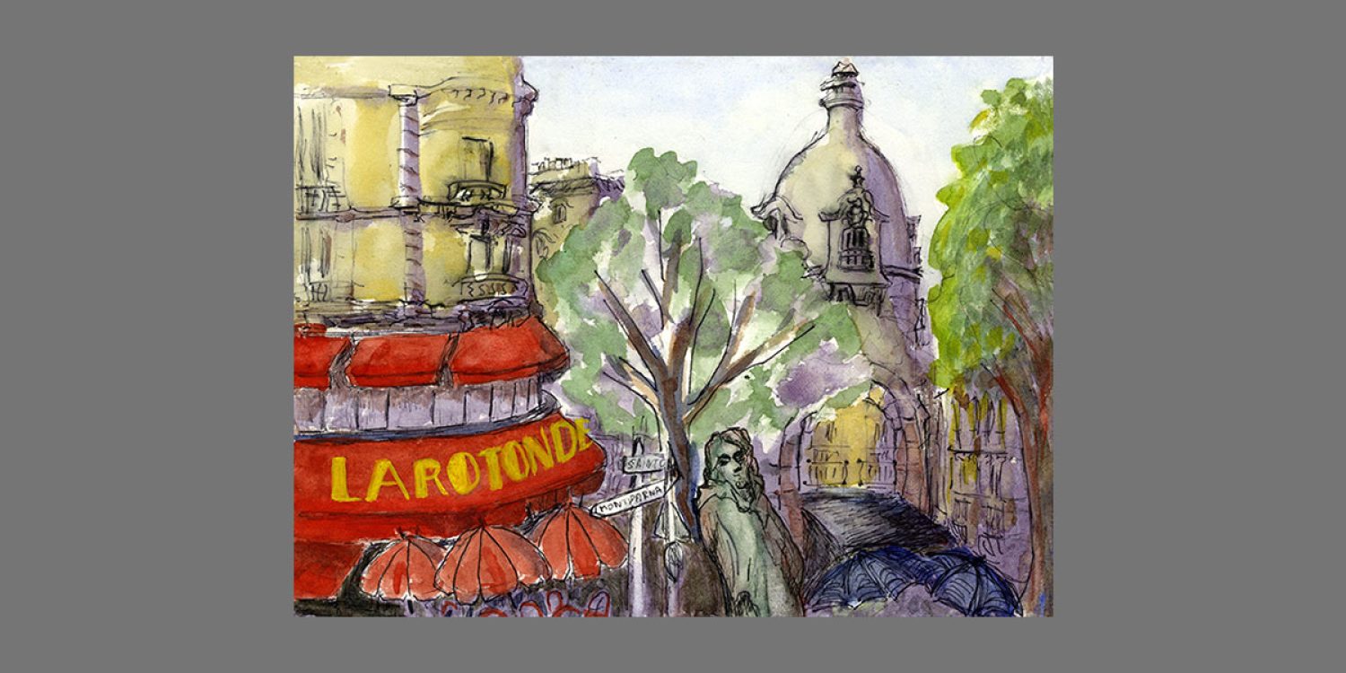 'Montparnasse' by Gillian Perrett (Front page of website)