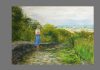 'A Road In Louveciennes', by Anne Huth. Pastel on Paper