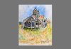 'Church of Auvers-sur-Oise' by Julie van Didden