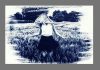 'In the wheatfields' by Stephanie Dickson (Cyanotype Print)